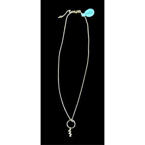 TAI Gold Chain with Rhinestone Drop New